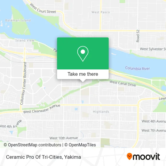 Ceramic Pro Of Tri-Cities map