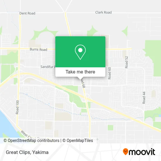 Great Clips map
