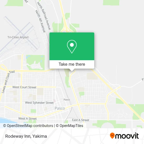 Rodeway Inn map
