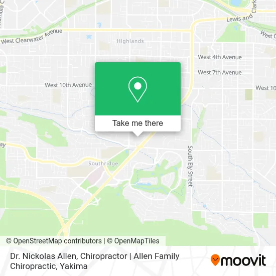 Dr. Nickolas Allen, Chiropractor | Allen Family Chiropractic map