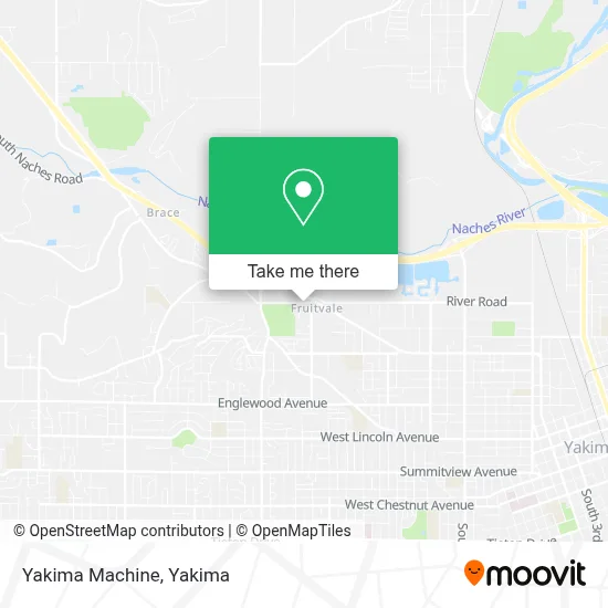 Yakima Machine map