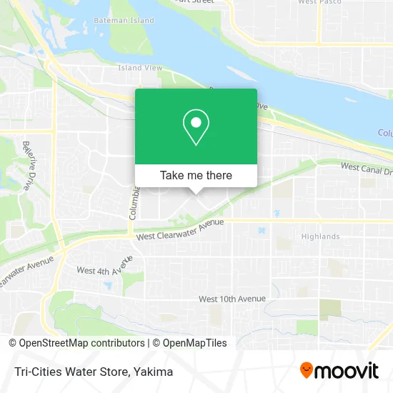 Tri-Cities Water Store map