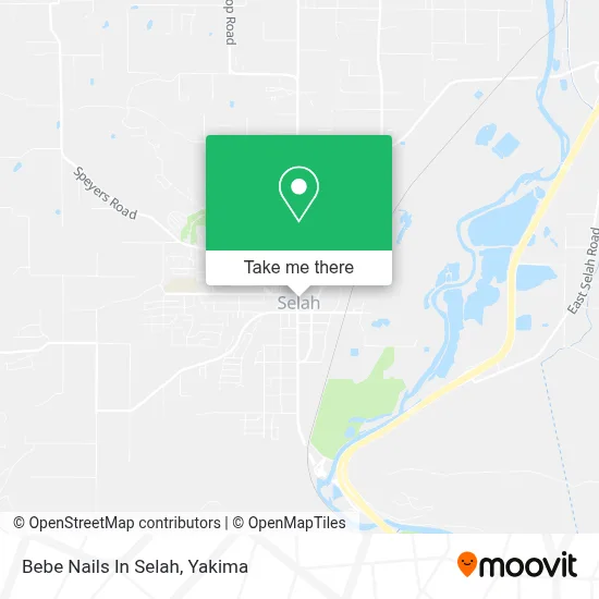Bebe Nails In Selah map