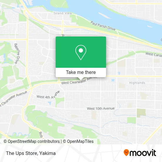 The Ups Store map