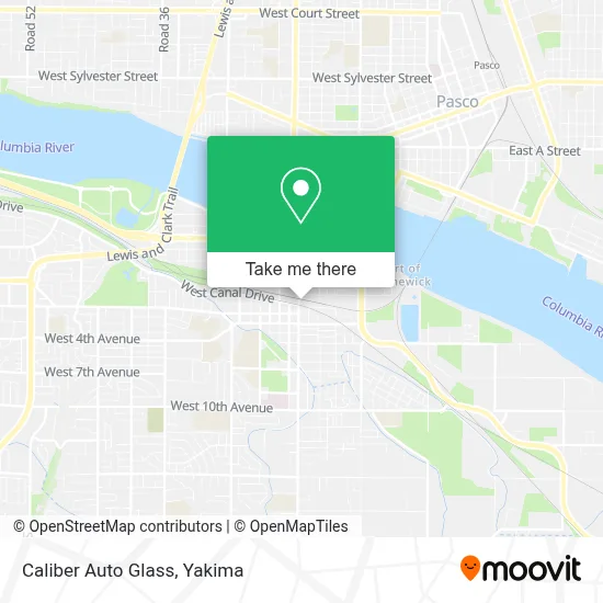 Caliber Auto Glass map