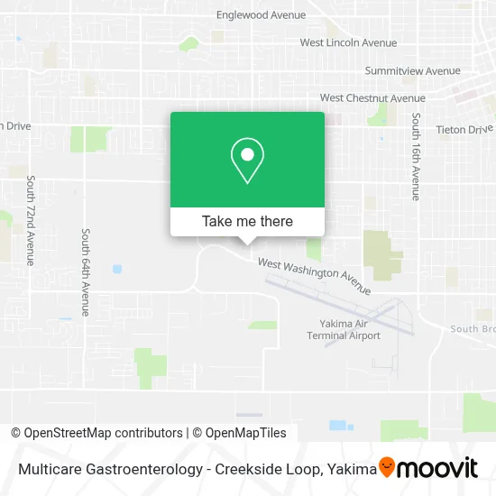 Multicare Gastroenterology - Creekside Loop map