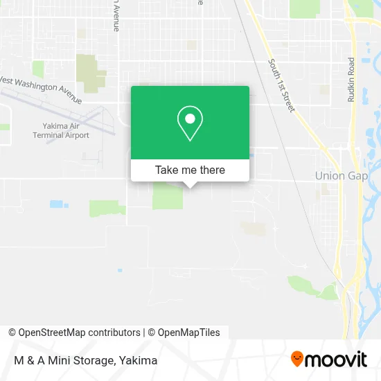 M & A Mini Storage map
