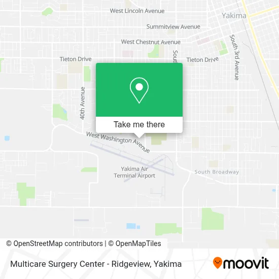 Multicare Surgery Center - Ridgeview map