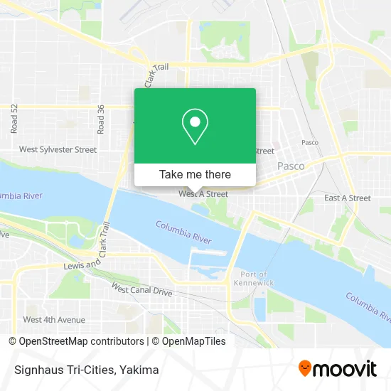 Signhaus Tri-Cities map