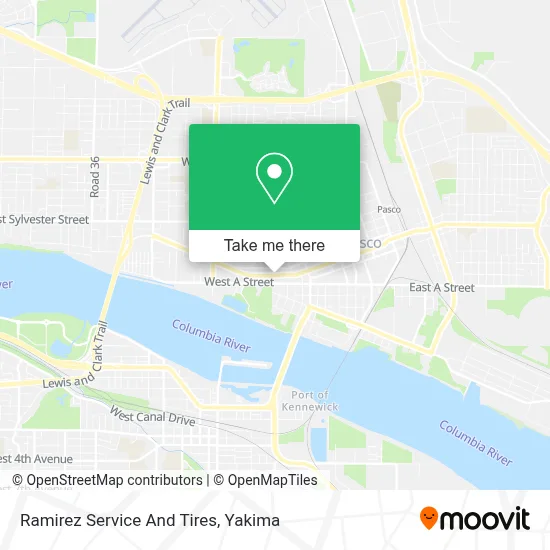 Ramirez Service And Tires map