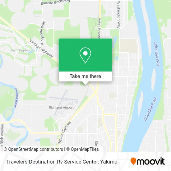 Travelers Destination Rv Service Center map