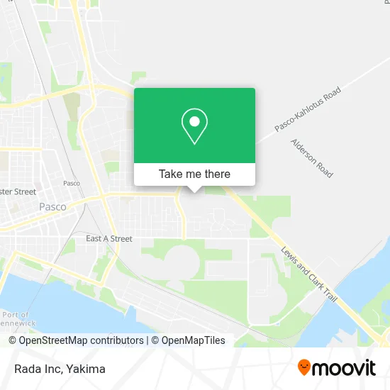 Rada Inc map