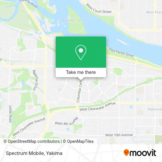 Spectrum Mobile map