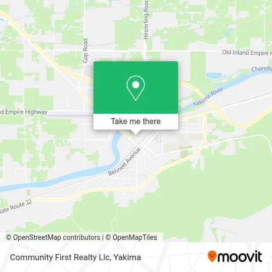 Community First Realty Llc map