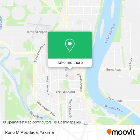 Rene M Apodaca map