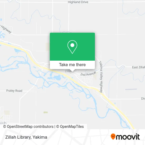 Zillah Library map