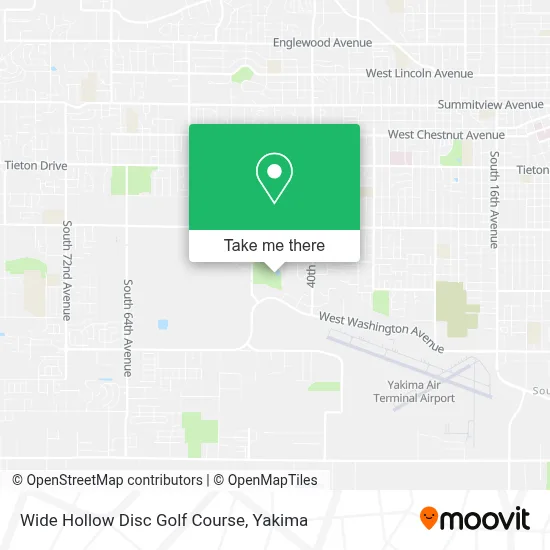 Wide Hollow Disc Golf Course map