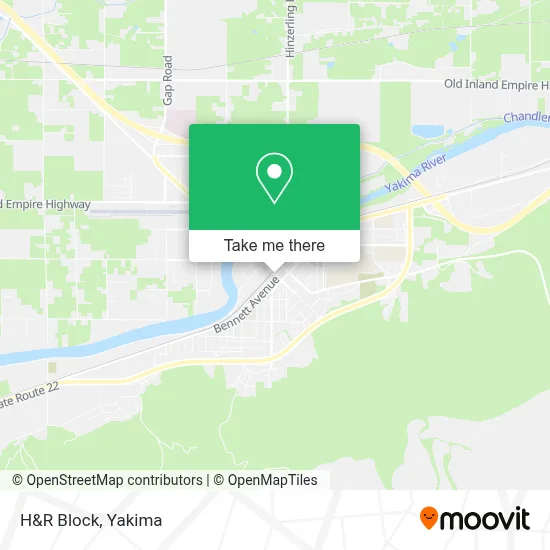 H&R Block map