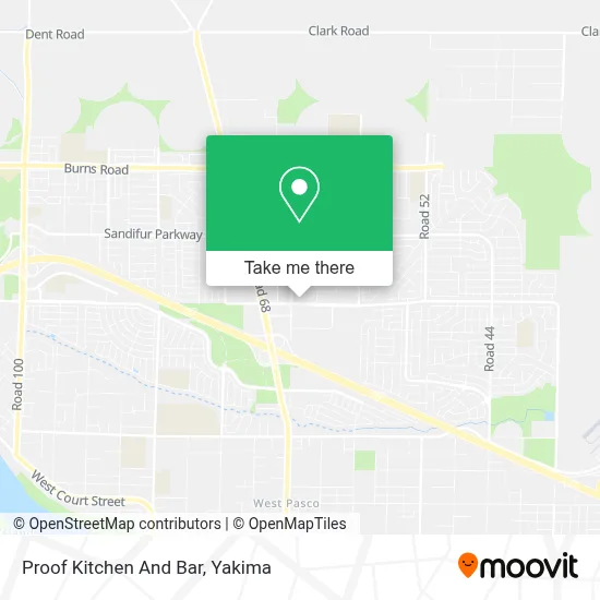 Proof Kitchen And Bar map