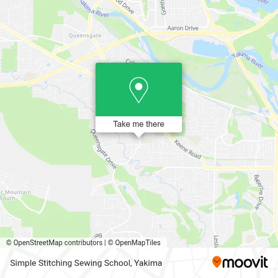 Simple Stitching Sewing School map