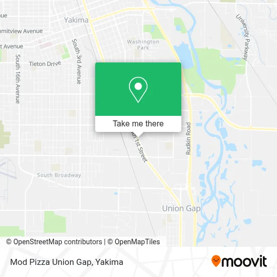Mod Pizza Union Gap map