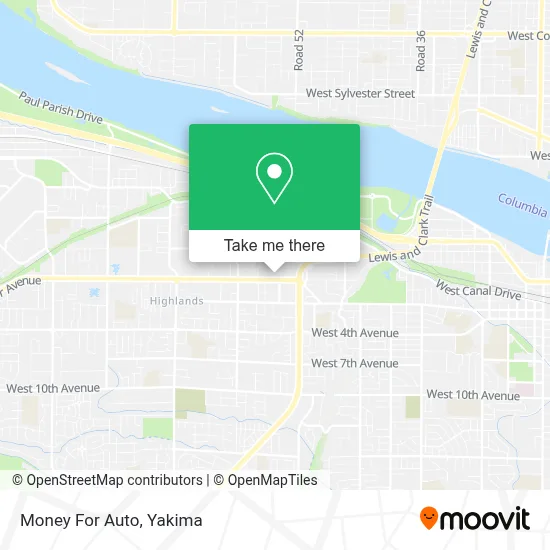 Money For Auto map