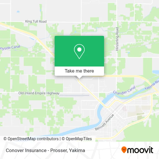 Conover Insurance - Prosser map