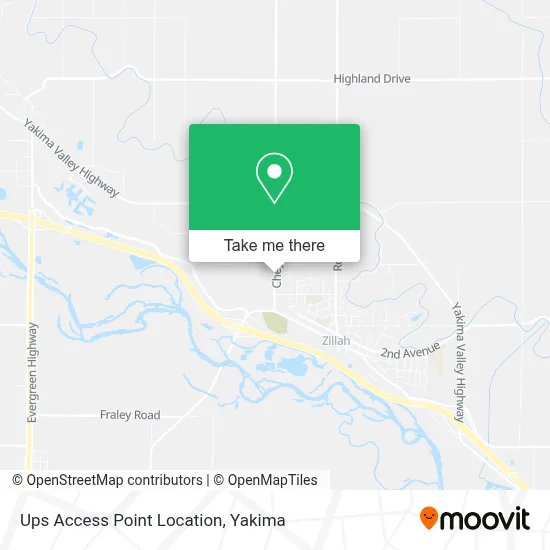 Ups Access Point Location map