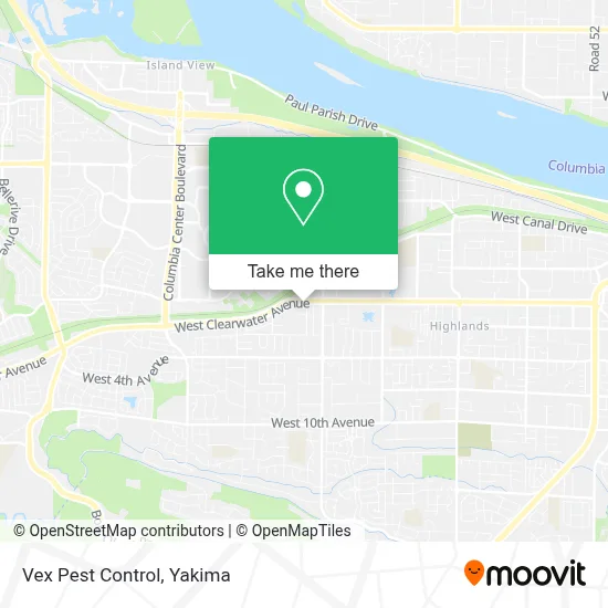 Vex Pest Control map