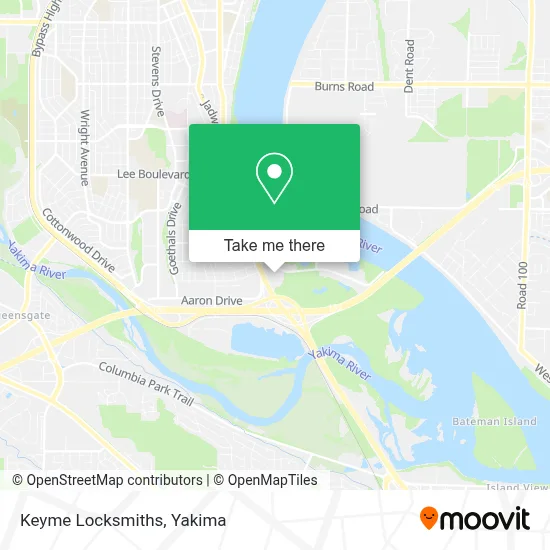 Keyme Locksmiths map