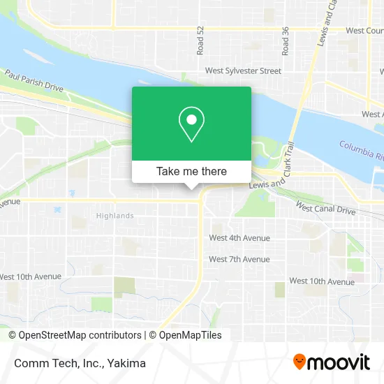 Comm Tech, Inc. map