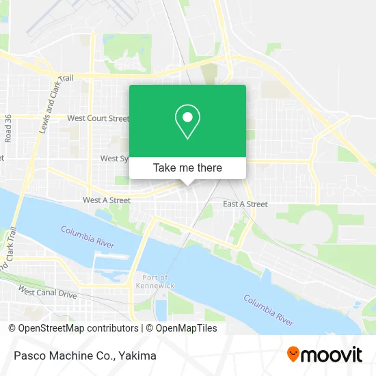 Pasco Machine Co. map