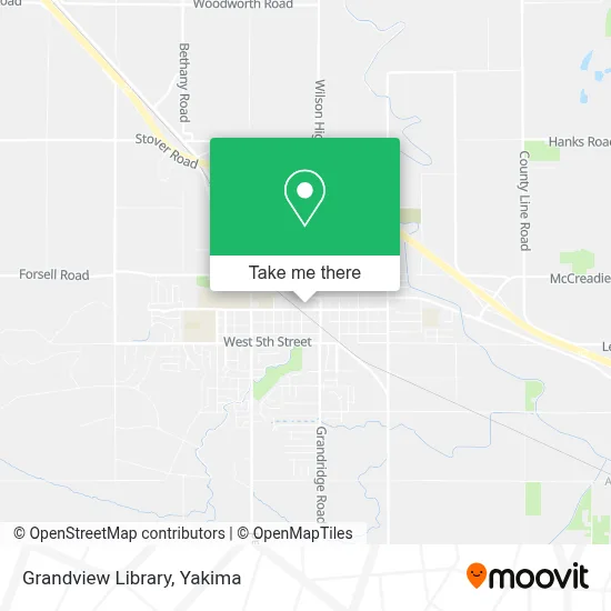 Grandview Library map