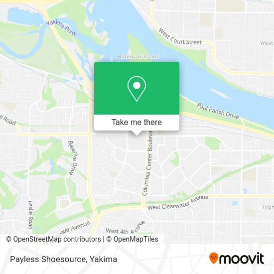Payless Shoesource map