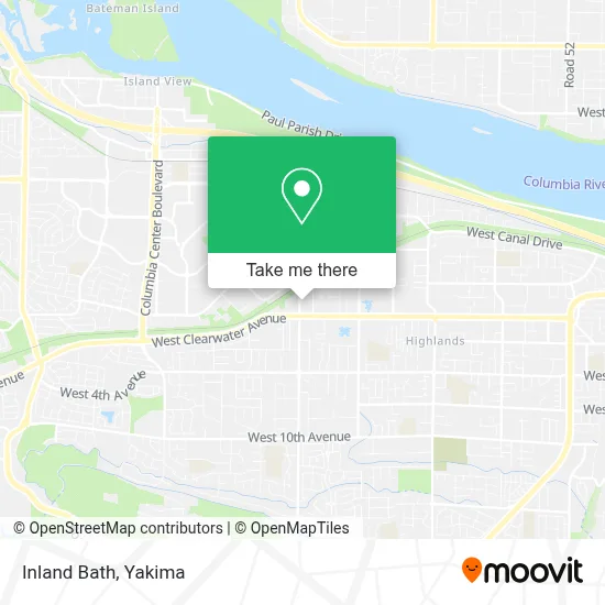 Inland Bath map