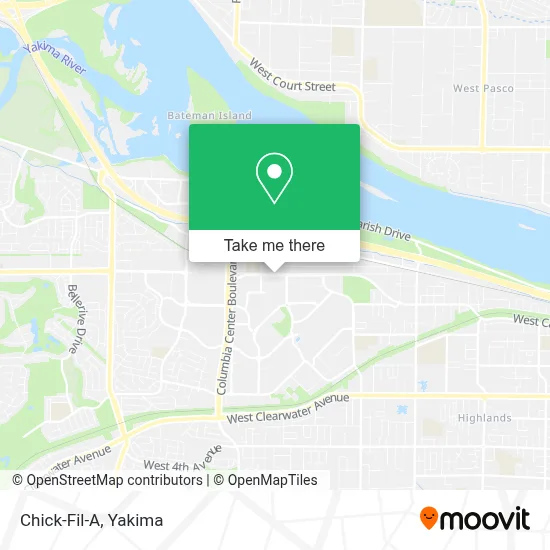 Chick-Fil-A map