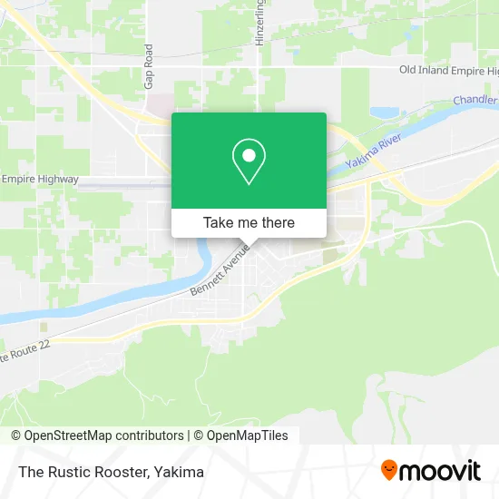 The Rustic Rooster map
