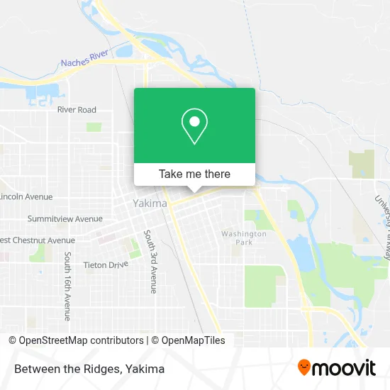 Between the Ridges map