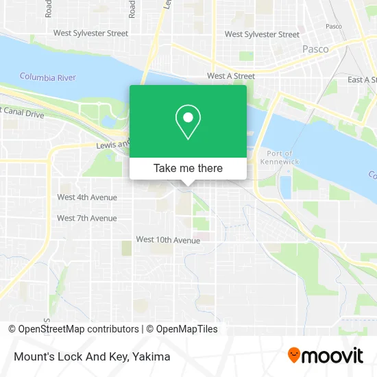 Mount's Lock And Key map