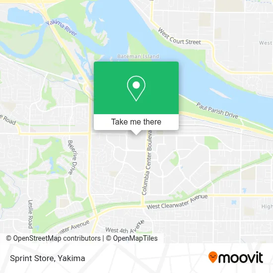 Sprint Store map