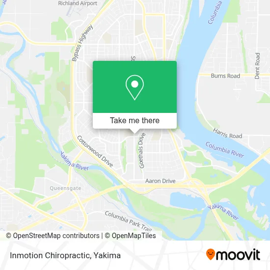 Inmotion Chiropractic map