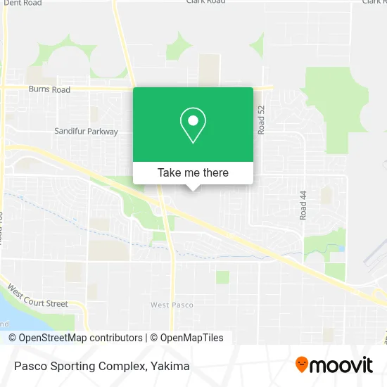 Pasco Sporting Complex map
