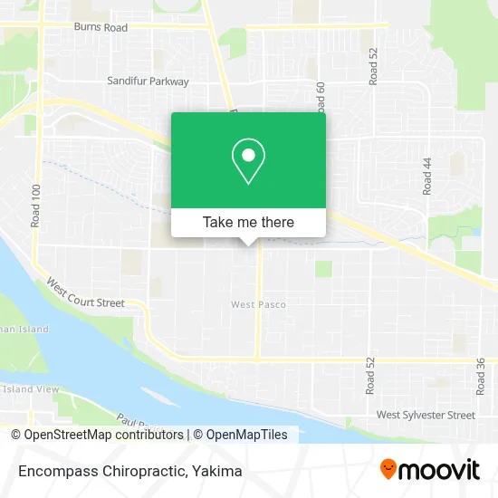 Encompass Chiropractic map