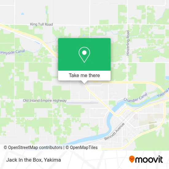 Jack In the Box map