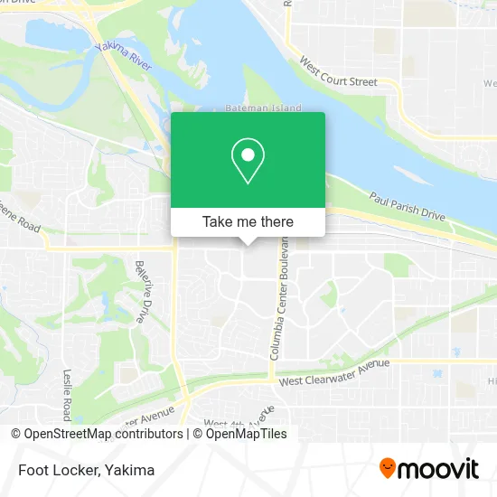Foot Locker map