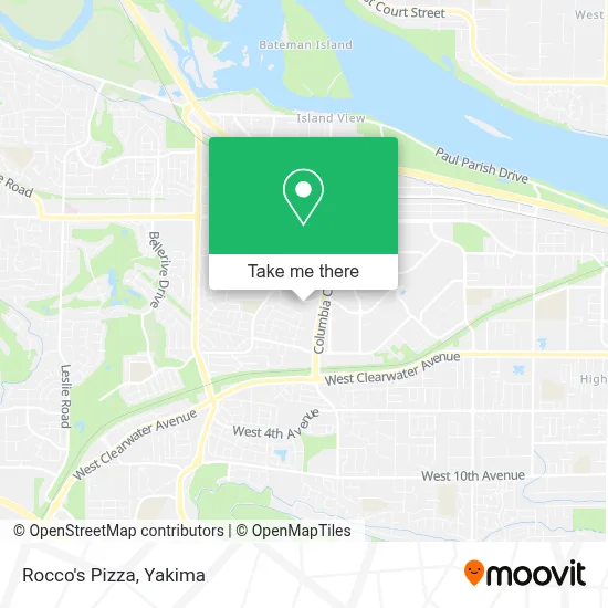 Rocco's Pizza map
