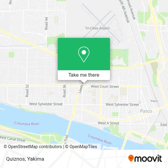 Quiznos map