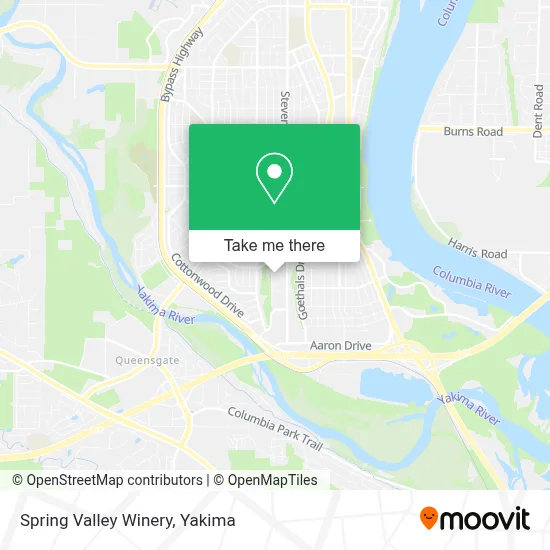 Spring Valley Winery map