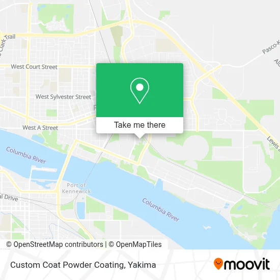 Custom Coat Powder Coating map
