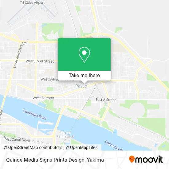 Quinde Media Signs Prints Design map